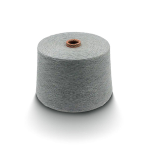 Ring Spun 100% Poliéster Color gris melange